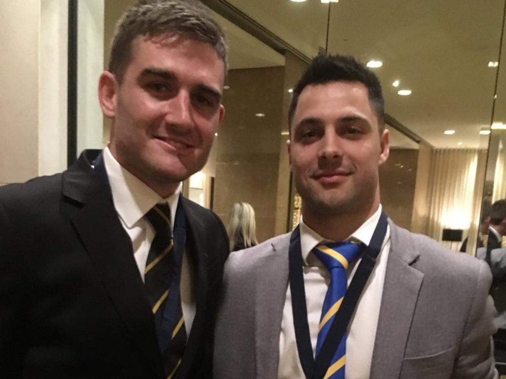 Anthony Miles and Michael Gibbons tied for the 2018 JJ Liston Trophy, awarded to the best player in the VFL. Picture: Paul Amy