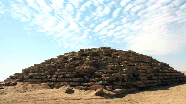 The pyramid in Edfu. Picture courtesy Tell Edfu Project at the University of Chicago's Oriental...