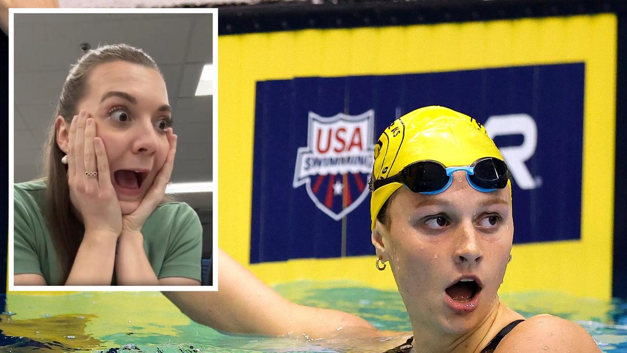 Summer McIntosh has stunned the world. Photo: Getty Images and Twitter