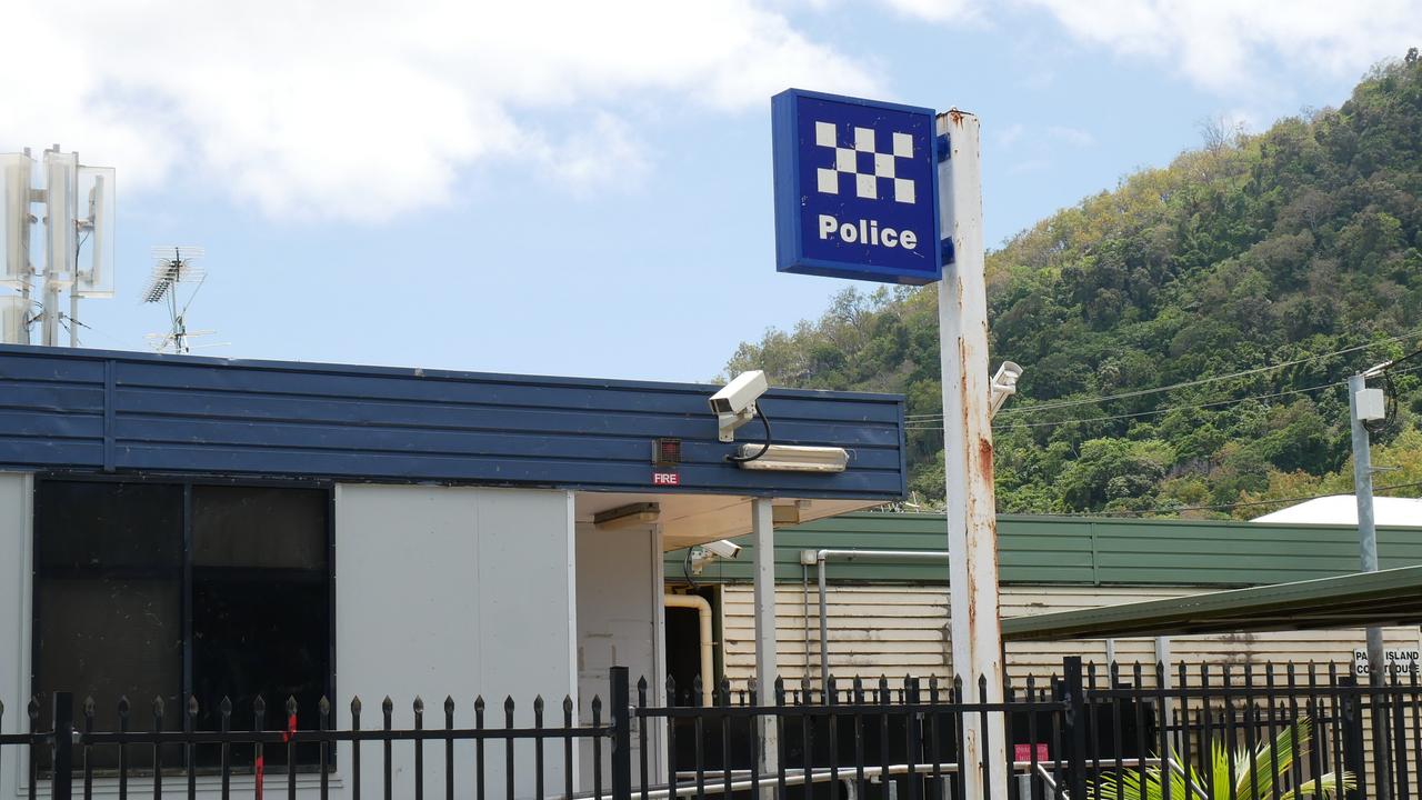 Police allege the woman was thrown from a vehicle on Palm Island on September 1. File picture of the island’s police station