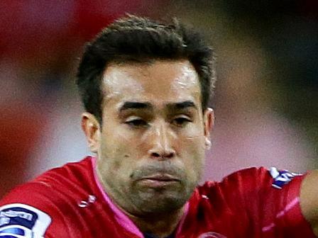 Rod Davies of the Reds during the Super Rugby match between the Queensland Reds and the Cheetahs. Pic Darren England.