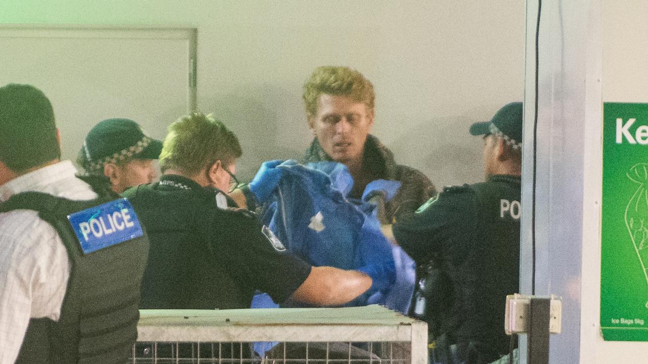 Ryan Cole was taken into custody following a shooting in Mackay. Picture: Michaela Harlow