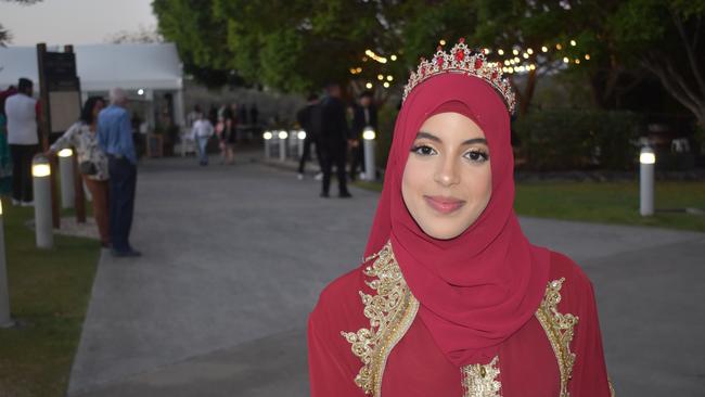 Rouaa Alhoush at Runcorn State High School 2023 formal. Photos: Georgie Walker.