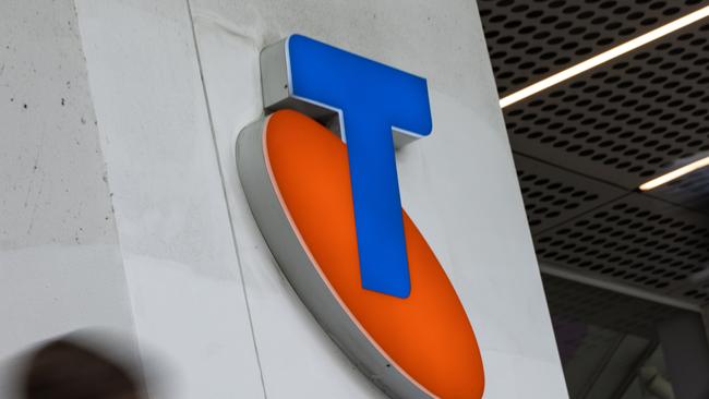 MELBOURNE, AUSTRALIA - NCA NewsWire Photos - 4 MAY 2024: Telstra signage is seen outside a store on Bourke Street. Picture: NCA NewsWire / Diego Fedele