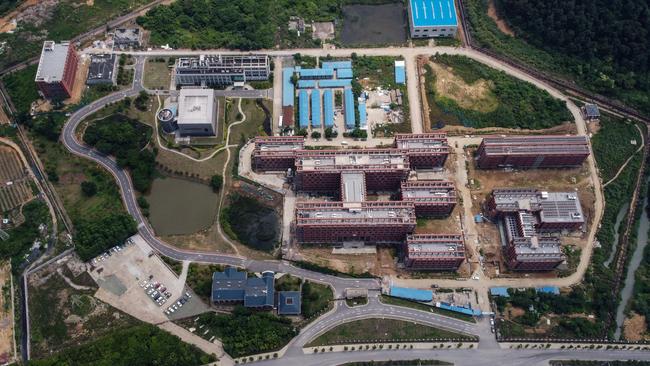 The campus of the Wuhan Institute of Virology in Wuhan in China's central Hubei province. Picture: AFP