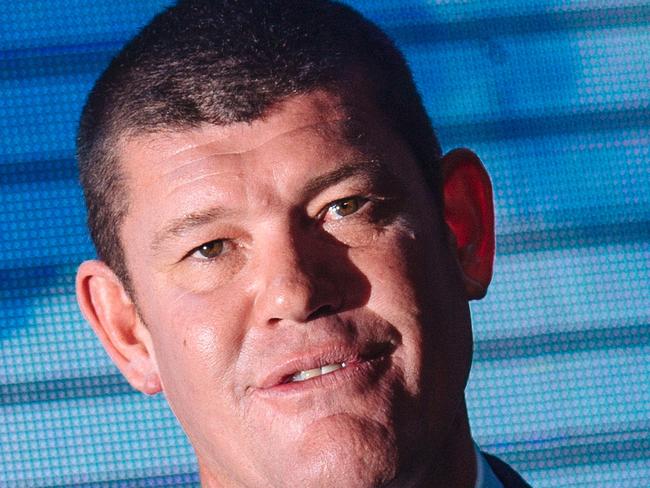 James Packer, co-chairman of Melco Crown Entertainment Ltd. and chairman of Crown Ltd., speaks during a news conference in Manila, the Philippines, on Wednesday, Oct. 9, 2013. Melco Crown Entertainment Ltd. co-Chairman Lawrence Ho said gambling revenue in the Philippines "could easily" double to $4 billion in a couple of years, setting the stage to challenge Singapore as Asia's second-biggest gaming hub. Photographer: Julian Abram Wainwright/Bloomberg *** Local Caption *** James Packer