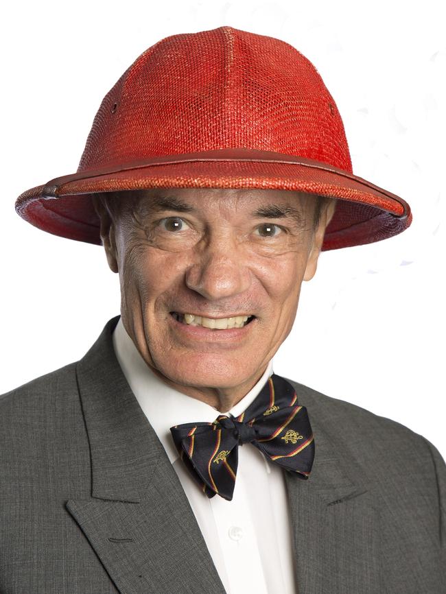 Knight Frank real estate agent Rick Trippe is known for his personable character and iconic red hat. Picture: Supplied.