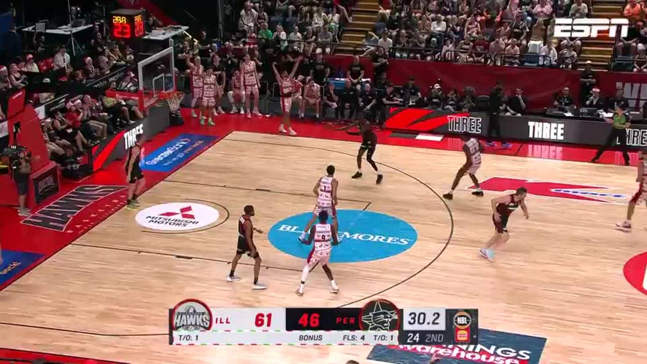 Illawarra Hawks vs. Perth Wildcats – Game Highlights – Round 13 NBL25