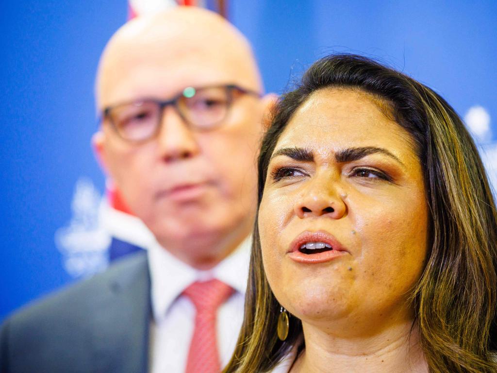 Shadow minister for Indigenous Australians Jacinta Nampijinpa Price was clear in her message to Australians. Picture: AFP