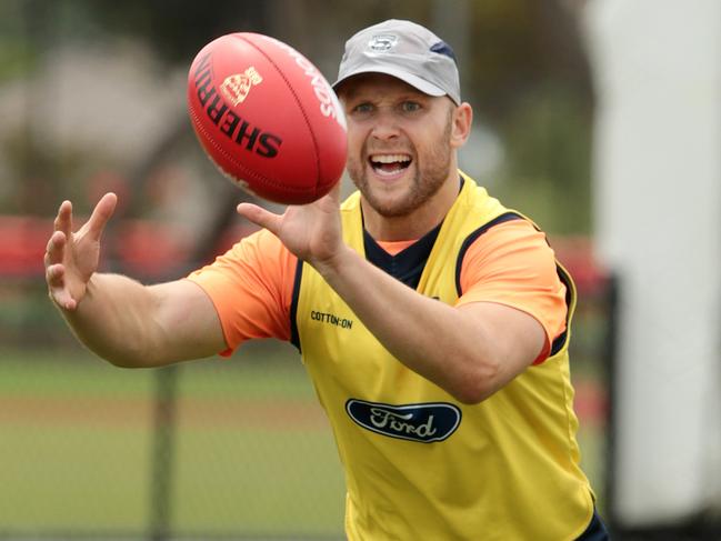 Gary Ablett at Cats training. Picture: Alison Wynd