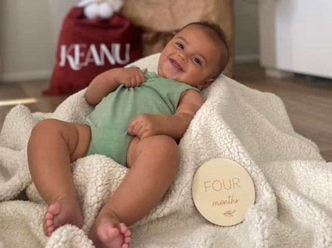 Keanu Lippi took out second place in our cutest baby competition with 13 per cent