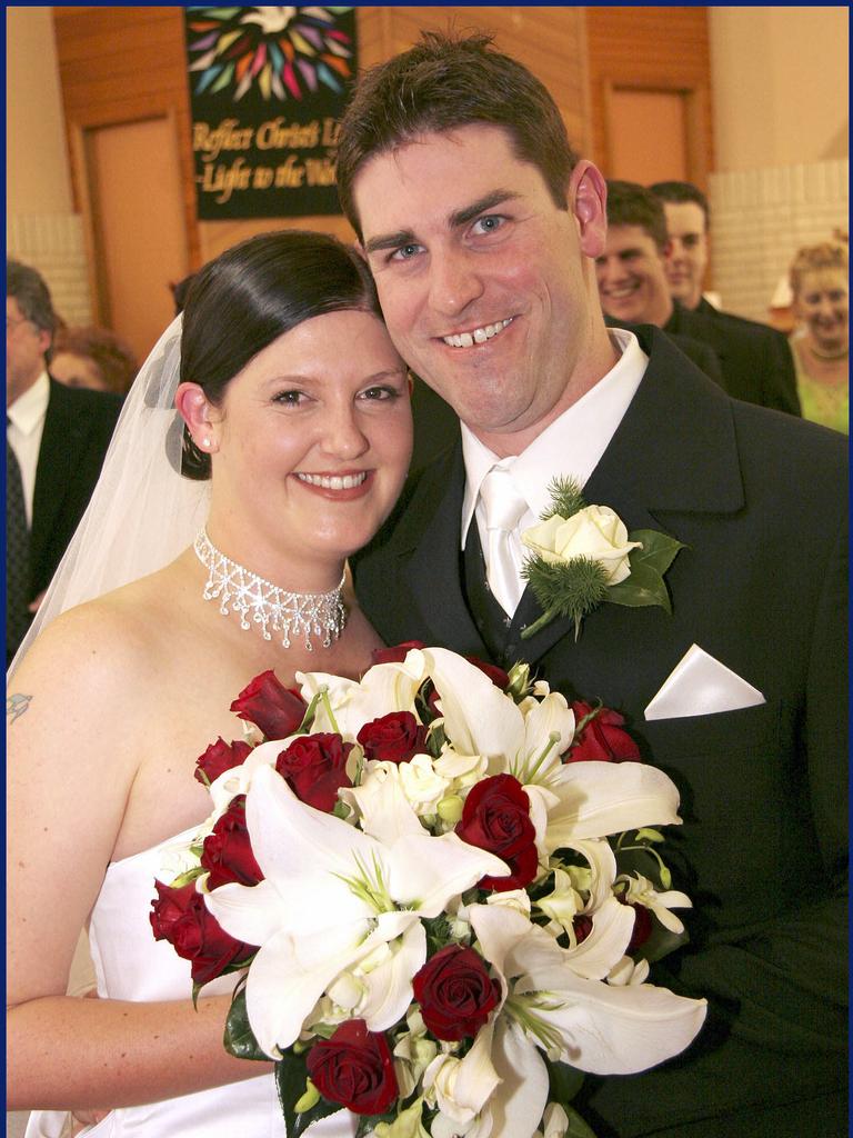 Chris Montgomery and Lisa Cattell were married in Hervey Bay on August 27, 2006.