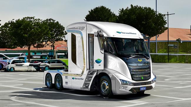 Pure Hydrogen's Taurus prime mover truck. Pic: PH2