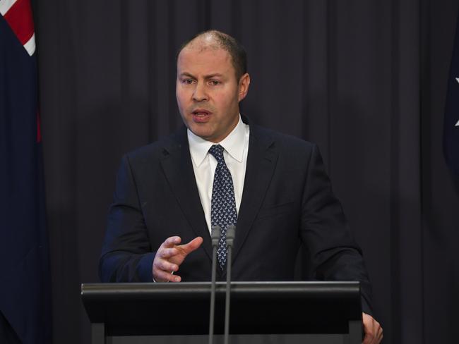 Treasurer Josh Frydenberg will implore companies not to panic amid US-Iran tensions. Picture: AAP