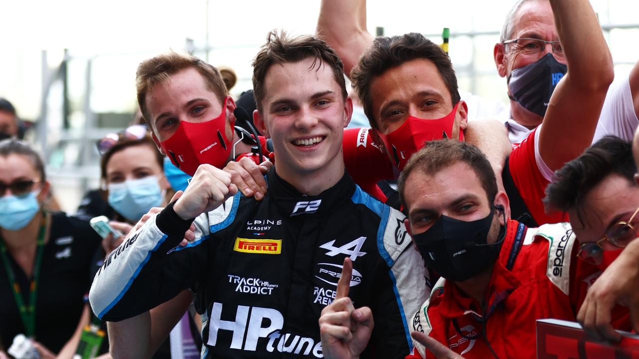 2021 F2 Champion Oscar Piastri of Australia. Photo by Mark Thompson/Getty Images