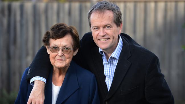 Bill Shorten told a touching story about his mum Ann Shorten.