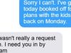 Wild text boss sent to mum on annual leave