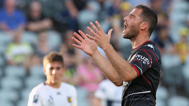 For four weeks in a row the Saturday night A-League match that airs on Ten has recorded an audience below 100,000 across the five major capital cities. Picture: Getty Images