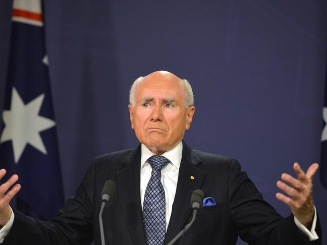 Former Australian prime minister John Howard wants party reform. Picture: AFP.