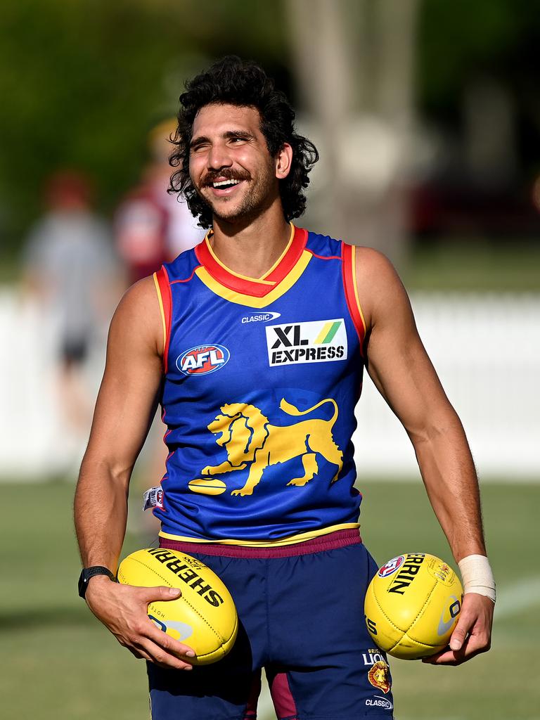 Nakia Cockatoo is nursing a hamstring problem. Picture: Bradley Kanaris/Getty Images