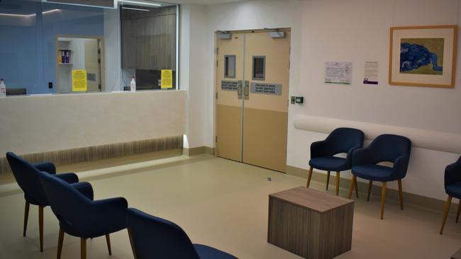 The waiting room in the newly opened $17.5 million Grafton Base Hospital Ambulatory Care Centre.