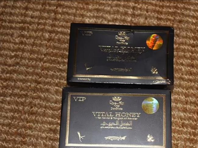 Vital Honey is an erectile dysfunction drug. Picture: US Department of Justice