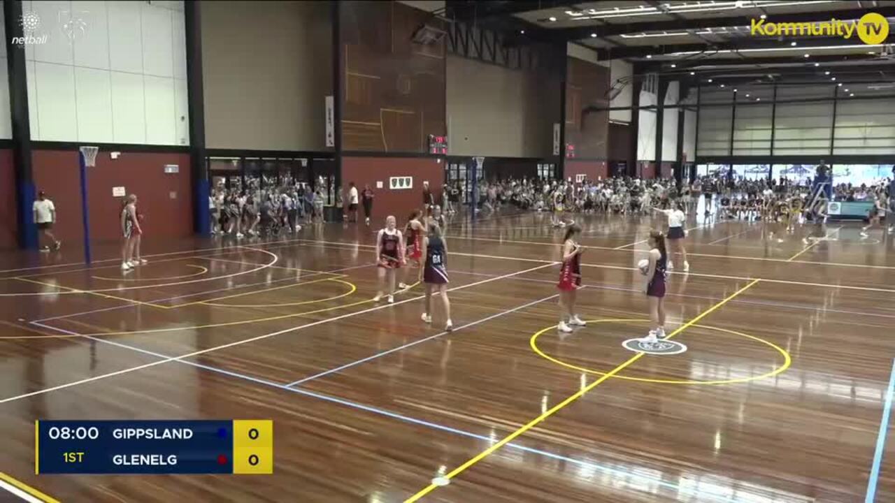 Replay: Gippsland v Glenelg (17&U) - 2025 Netball Victoria State Titles Day 1