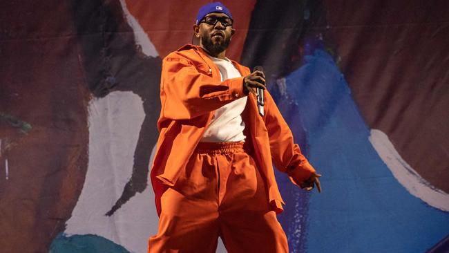 Kendrick Lamar performing during the 2023 Governors Ball Music Festival. Picture: Yuki Iwamura / AFP