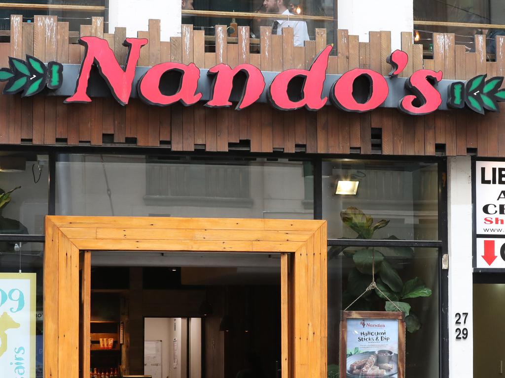 Nando’s in Epping is a tier 1 Covid location. Picture: David Crosling