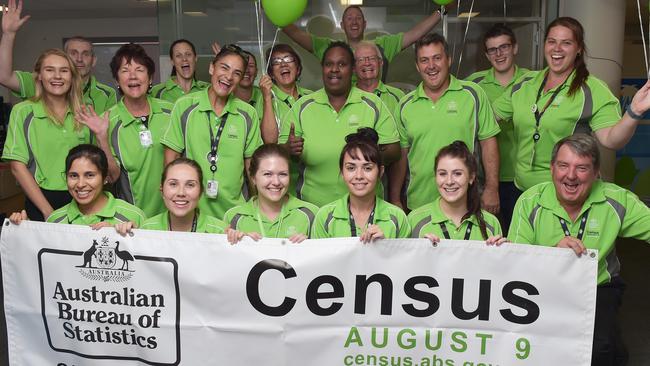 A Census team preparing for Census day. The digitisation of this year’s Census means far fewer collectors are required this year.