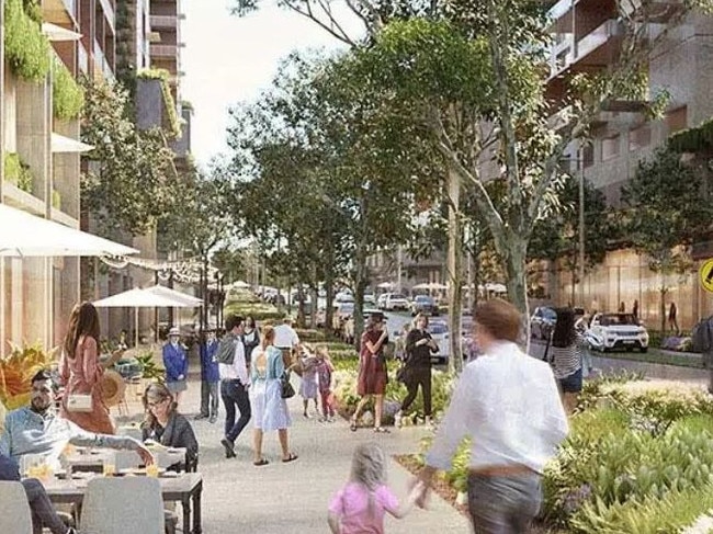 Artist impression of the plans for Glenfield.