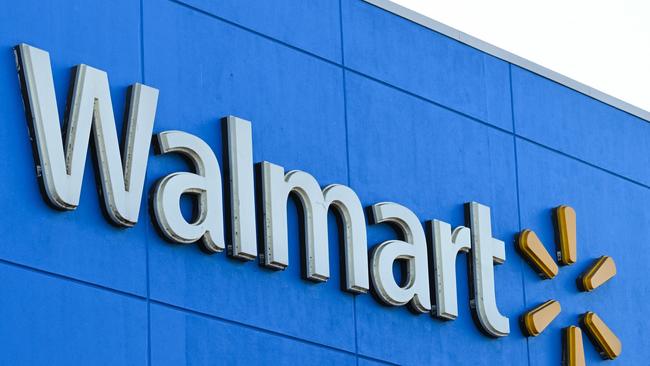 Walmart is one of the major overseas retailers ditching self-service checkouts. Picture: Robyn Beck/AFP