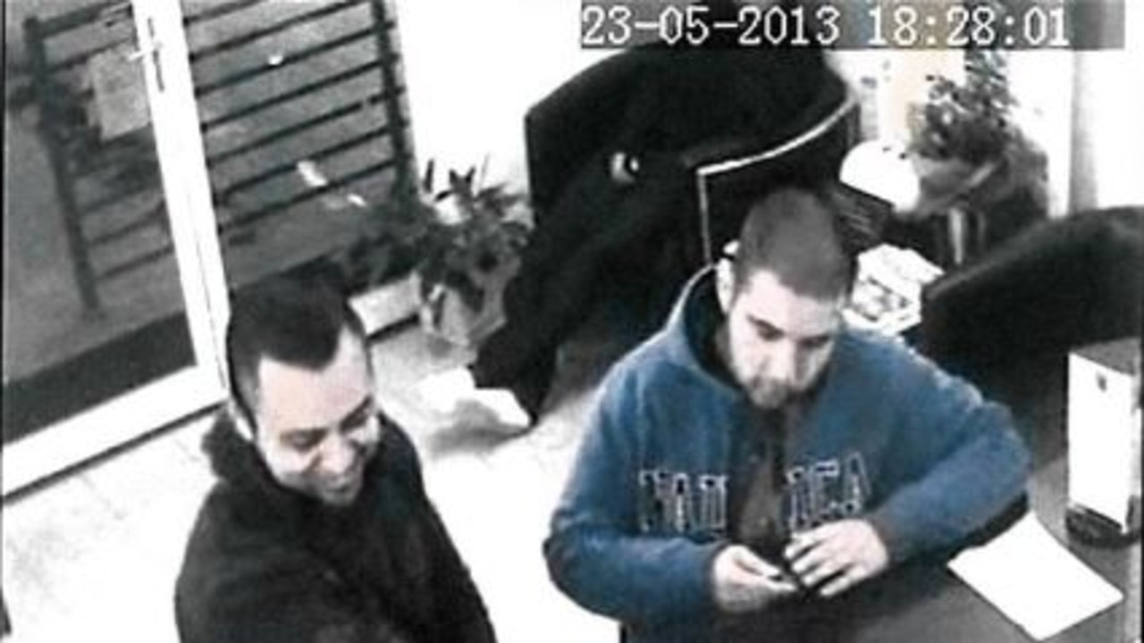 Abuzar Sultani (left) and Mirwais Danishyar in 2013.