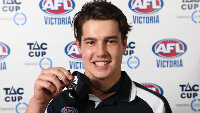 Liam Stocker claimed the 2018 Morrish Medal.