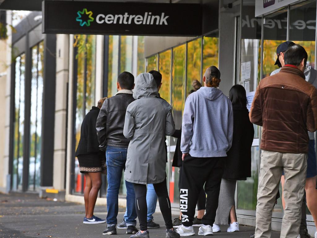 Hordes of Australians are out of work as a result of the coronavirus pandemic. Picture: William West/AFP