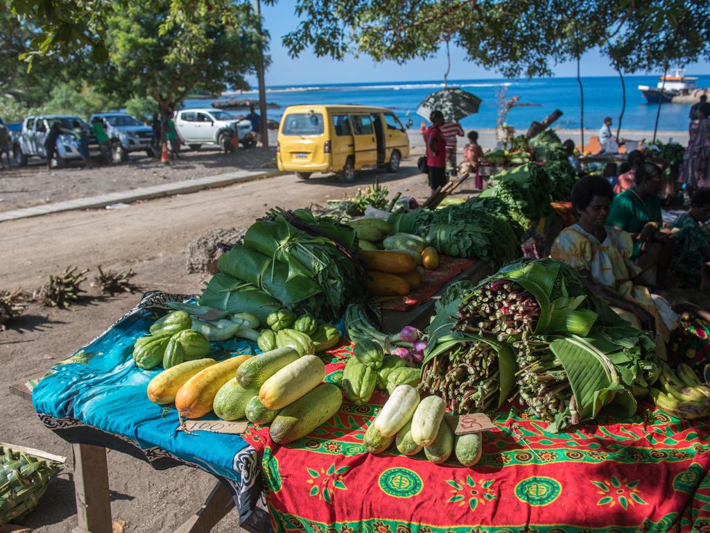 The markets in Tanna. Picture: Supplied.