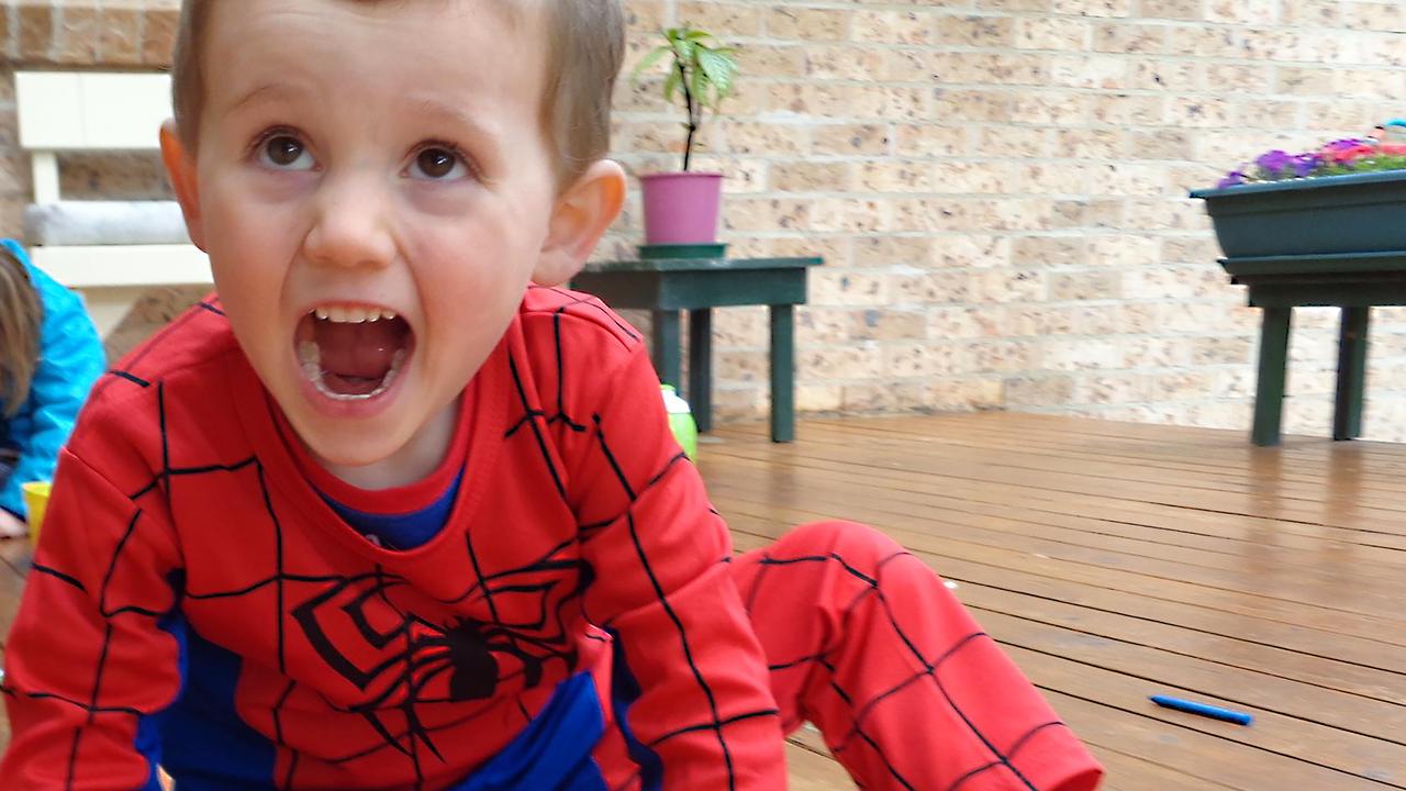 The three-year-old was believed to have been wearing a Spider-Man costume when he disappeared. Picture: NSW Police.