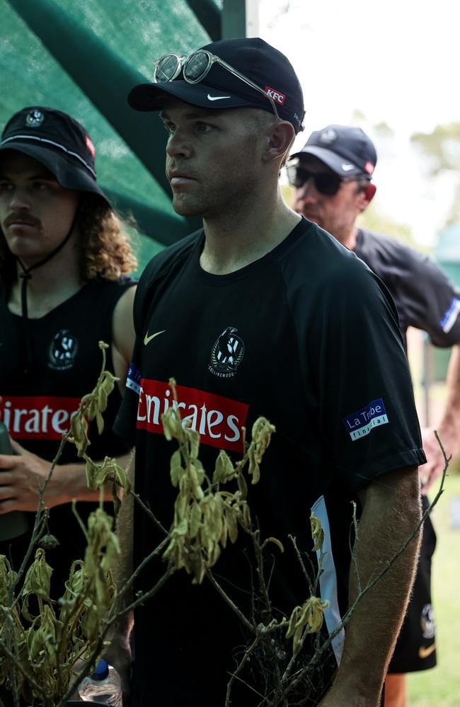 The new Magpie says he’s learnt plenty up at Tennant Creek. Picture: Joe Turmine/CollingwoodFC