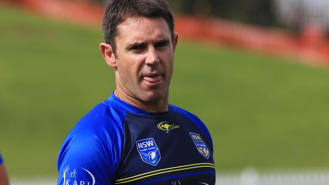 Brad Fittler has been linked to the Blues coaching job. Picture: Toby Zerna