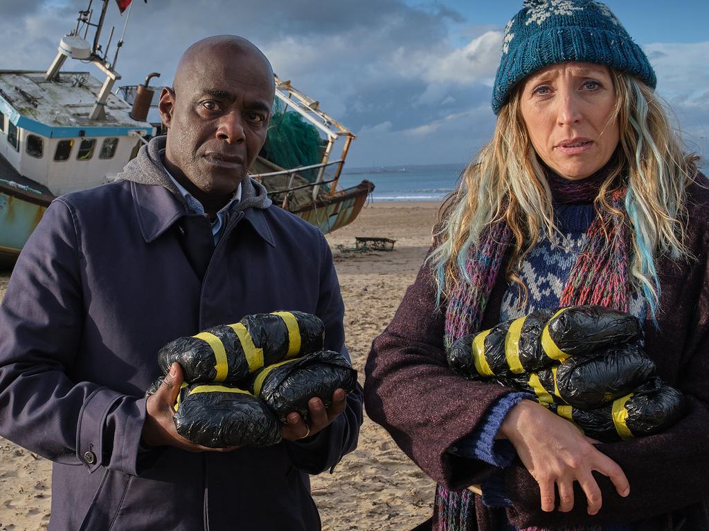 Daisy Haggard as Janet and Paterson Joseph as Samuel in Boat Story.