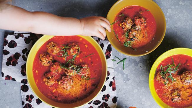 Meatball soup. Photo: Benjamin Dearnley