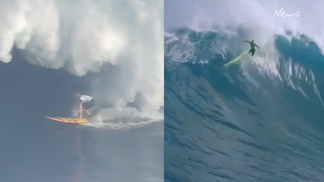 'Insane' start to Big Wave comp at Jaws