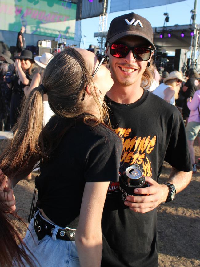 Damian and Jess enjoyed the Lighthouse Rock 2023 festival in Bundaberg on Saturday, October 14.