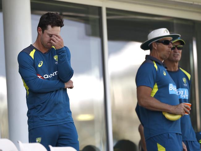 Travis Head looks dejected after being dismissed. Picture: Ryan Pierse/Getty Images