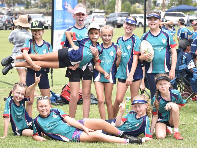 St Peter's players at the Red Rooster Junior Touch Carnival at Cyril Connell Fields, Rockhampton, on November 5, 2022.