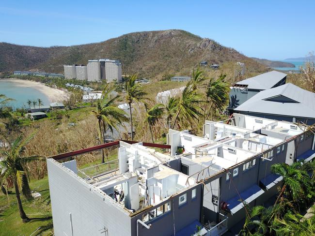 Cyclone Debbie , Image of the damage on Hamilton Island. Photo Liam Kidston