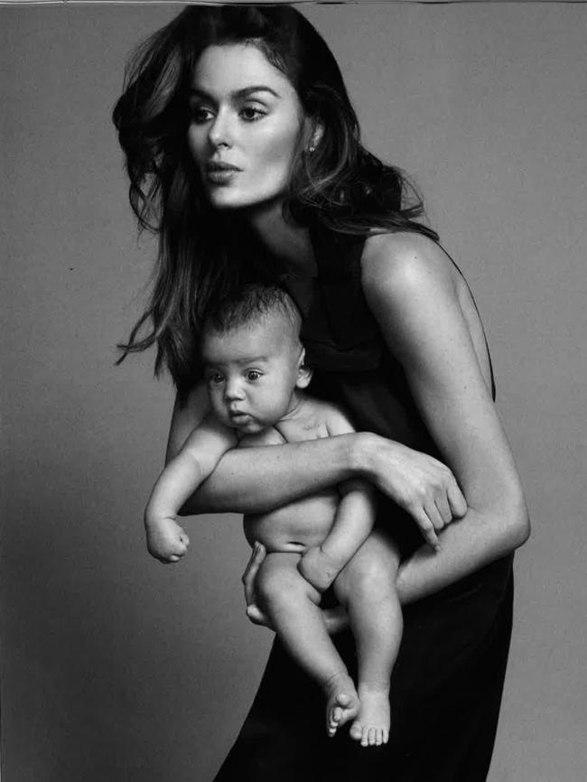 Trunfio is pictured as she appears in the Australian edition of Elle magazine.