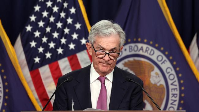 Federal Reserve Board Chairman Jerome Powell. Picture: Kevin Dietsch / Getty Images via AFP.