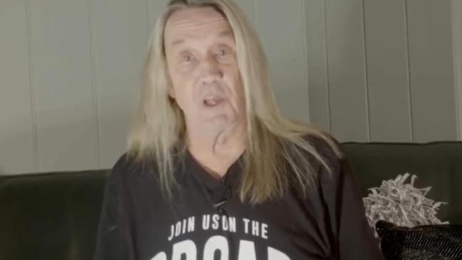 Iron Maiden drummer Nicko McBrain.