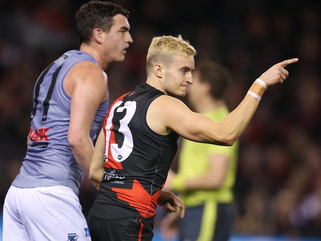 Orazio Fantasia chose to remain with Essendon rather than join Port Adelaide during the trade period. Picture: Michael Klein